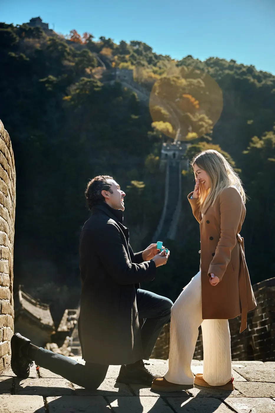 The yes, at the Great Wall
